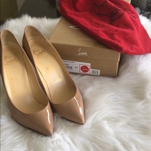 Authentic Christian Louboutin Nude heels